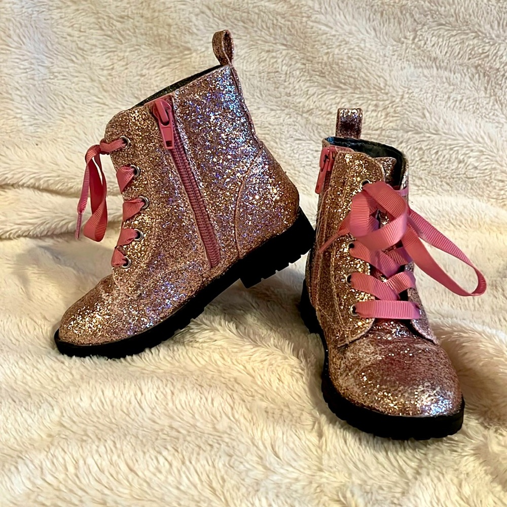 Sugar Pink Combat Boots